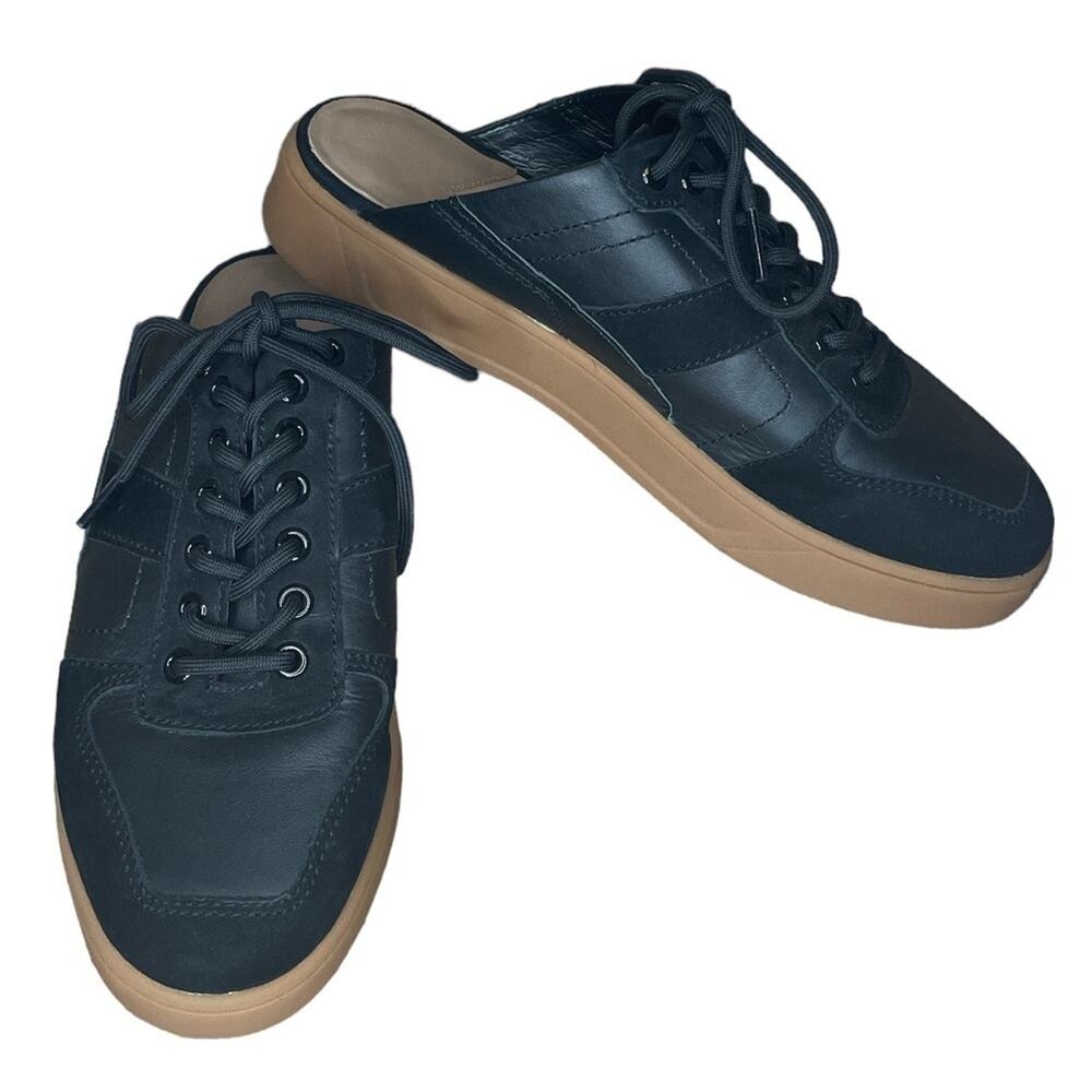 NEW ZAC Zac Posen Ashley Black Slip On Sneaker Mule Size 9